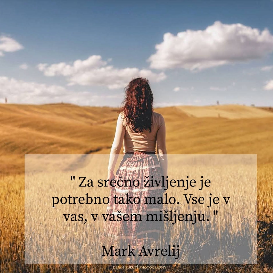 Za srečno življenje je potrebno tako malo. Vse je v vas, v vašem mišljenju.
Mark Avrelij
Dijaški dom Lizike Jančar Maribor @dejanbulut