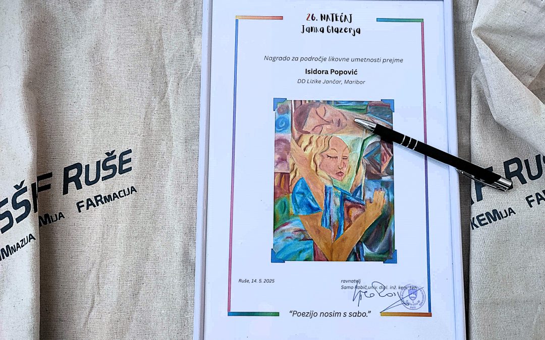 Naša dijakinja Isidora Popović nagrajena v Rušah